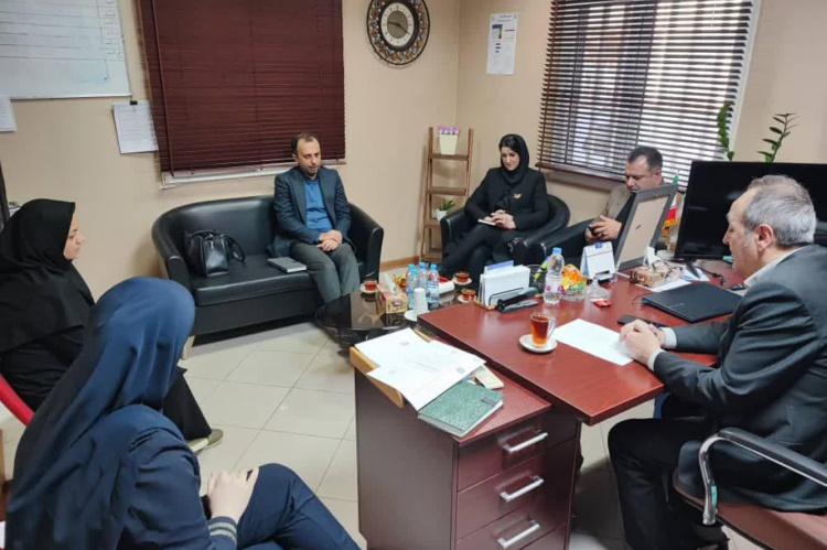 جلسه معاونت آموزشی جهاد دانشگاهی گیلان با ریاست بیمارستان ولایت درخصوص برگزاری دوره مدیریت زخم